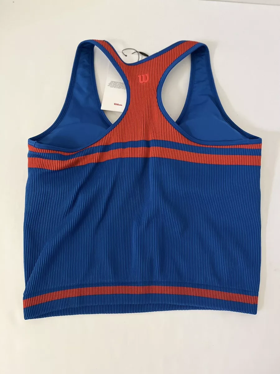 Wilson Sports Everyday Brami top blue/red women's XL NWT