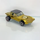 🔥VINTAGE HOT WHEELS REDLINE PYTHON  - GOLD  -U.S. Very Clean  Original 16! 🔥