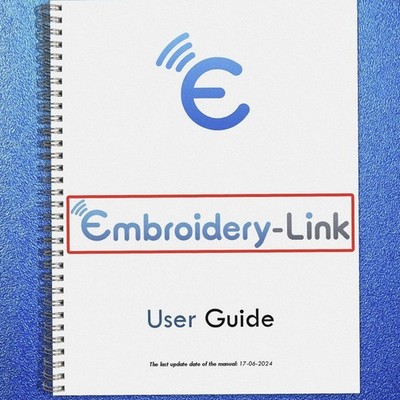Janome Continental M17 ''Embroidery-Link'' User Guide Manual ONLY: 23 PGS. SECURED