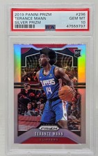 2019 Prizm TERANCE MANN Silver Refractor Rookie Card PSA 10 Gem Mint