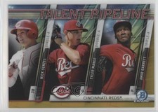 2017 Bowman Gold Refractor 13/50 Nick Senzel Tyler Mahle Amir Garrett 1b3
