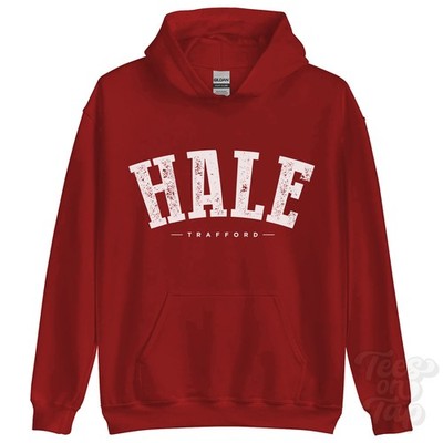 HALE TRAFFORD HOODIE Altrincham England college varsity style