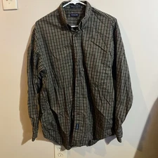 Men’s Gant Long Sleeve Button Up Dress Shirt Autumn Oxford Large