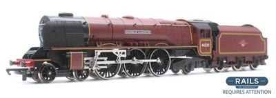 DAMPFLOKOMOTIVE R2023 BR WEINROT 4-6-2 CORONATION CLASS #46225 SPUR ''OO'' VON HORNBY