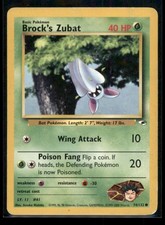 BROCK'S ZUBAT 74/132 COMMON GYM HEROES POKEMON UNLIMITED HP