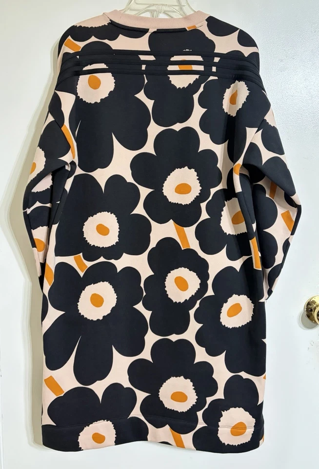 ADIDAS x Marimekko Unikko Floral Polar Sudadera Vestido-Talla S-Multi Foto 2 de 4