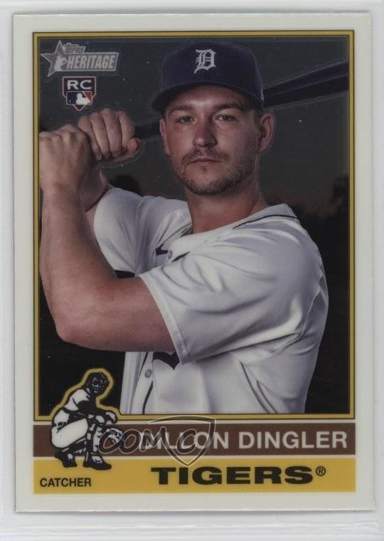 2025 Topps Heritage Chrome Dillon Dingler #130 Rookie RC 4z8