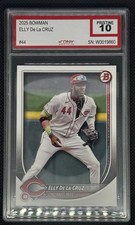 Topps 2025 Bowman Elly De La Cruz #44 Cincinnati Reds Iconic Pristine 10