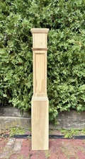 LARGE New Old Stock Victorian Style Solid POPLAR / PINE Newel Post Architecture