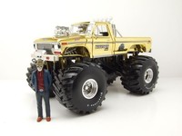 Ford F-250 Monster Truck Bigfoot 1974 Gold Bob Chandler Figur 1:18 Greenlight