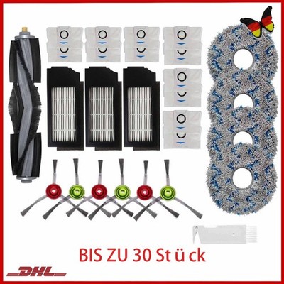 Set Ersatzteile Kit für Ecovacs Deebot X1/X1 omni/X1 Pro/X1 Plus Bürste Beutel