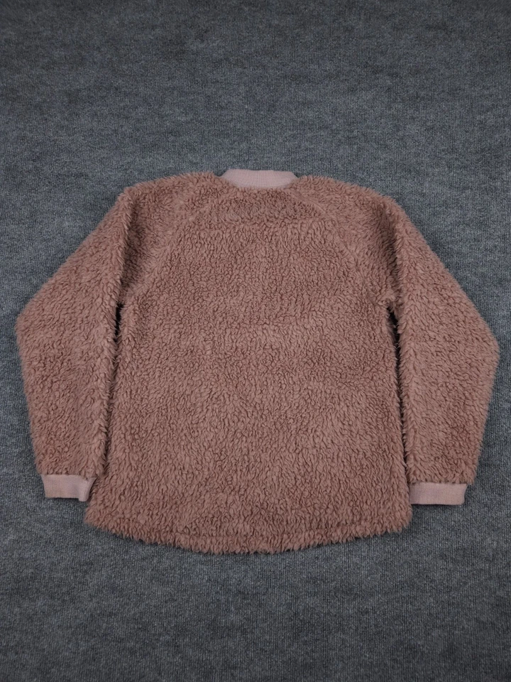 Patagonia Retro-X Bomber Jacket Kids / Teens 16-18 Pink Fleece Snap Lined - Image 3 of 4