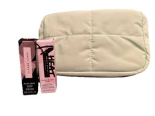 Fenty Beauty Gloss Bomb Heat Lip Plump Hot Cherry & Eaze Drop Tint with Bag! New