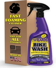 Wizards Bike Wash - Cleaner For Motorcycle Washing Kit- Quick Detailer for Bike 