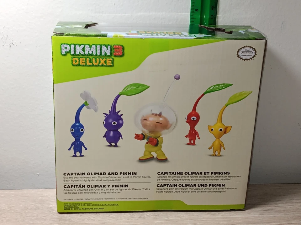 *ENVÍO GRATUITO* CAPITÁN OLIMAR + 10 PIKMIN Deluxe Box Set World of Nintendo Jakks Foto 3 de 4
