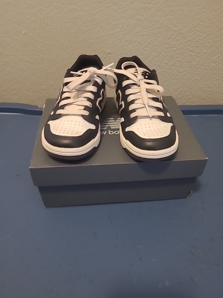 New Balance 480 Little Kids' Shoes Black/White PSB480BW Size 12 Wide