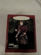 Hallmark Keepsake 1996 Christmas Ornament Star Trek Commander William Riker-NEW