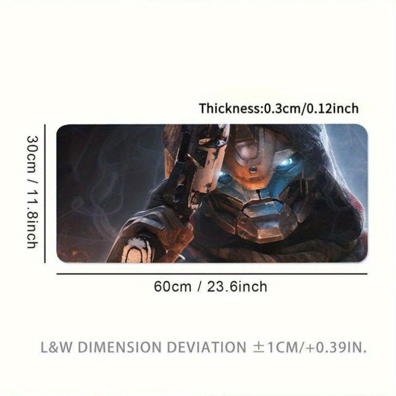 40*90cm1pc Destiny 2 Titan Logo Gaming Mouse Pad & Desk Mat - Large XL Non-Slip