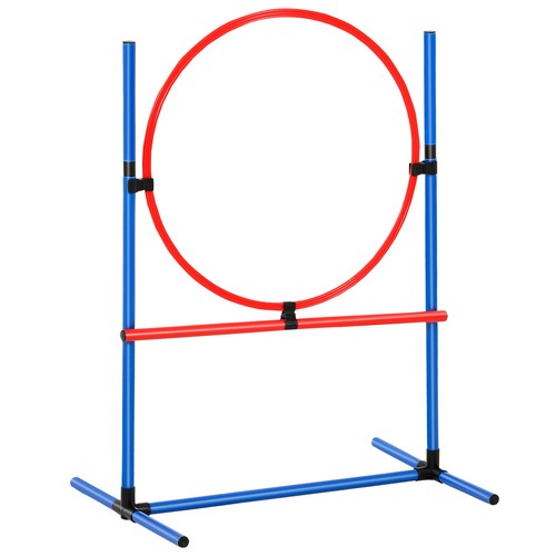 VEVOR Dog Agility Training Equipment 7 PCS Set Upgrade w/ Hurdles 2 Tunnels Ring - Picture 10 of 12