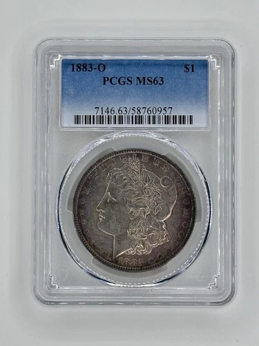 1883 Morgan Dollar New Orleans PCGS MS63 Uncirculated Silver $1 Coin
