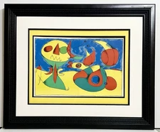 Joan Miro Original Lithograph Ltd Ed 1956 Derriere Le Miroir