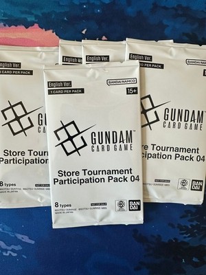 Gundam Card Game Store Tournament Participation Pack 04 TCG Foil Promo SET