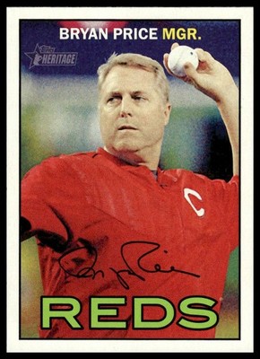 2016 Topps Heritage #275 Bryan Price Cincinnati Reds NM+