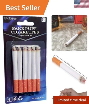 fake cigarettes ebay Fake Cigarettes,3.25 Inch Fake Puff CigarettesPack of 6, Faux Cigs with a  Rea
