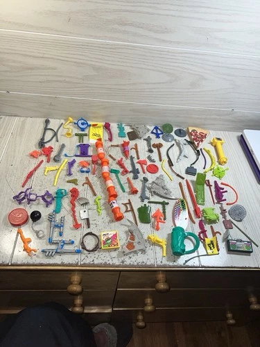 Vintage TMNT Accessories Weapons Mixed Lot Teenage Mutant Ninja Turtles 80’s/90