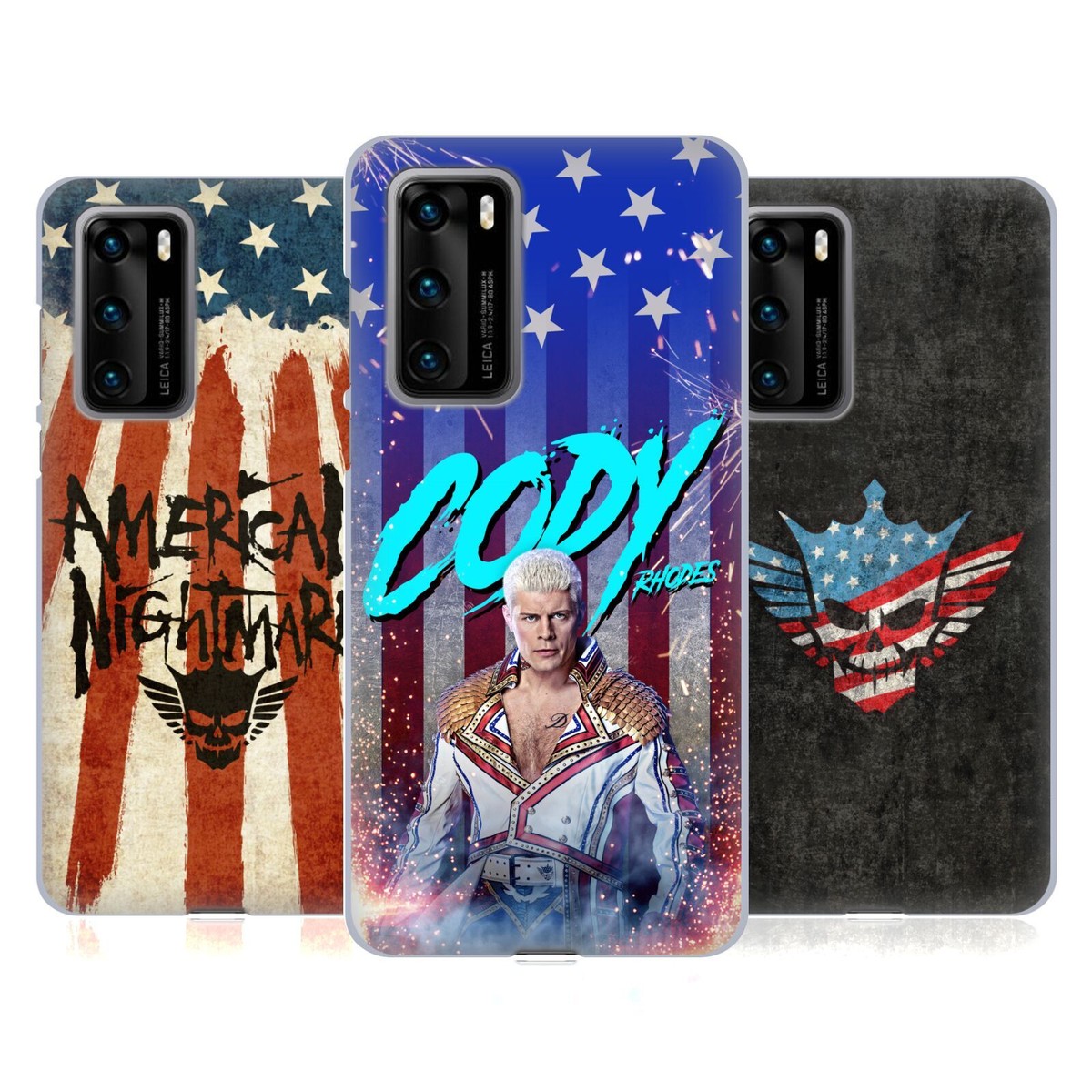 OFFICIAL WWE CODY RHODES GRAPHICS SOFT GEL CASE FOR HUAWEI PHONES