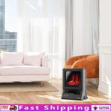 1500W Electric Ceramic Fireplace Heater Indoor Portable Flame Effect Heater New