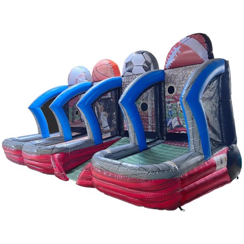 4in1 Inflatable Games Basketball Rugby Games Carnival Games For Backyard Parties - Picture 2 of 3