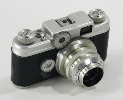 ARGUS C-FOUR/C-4, 50/2.8 COATED CINTAR, BAD SHUTTER & FOCUS, AS-IS/219006