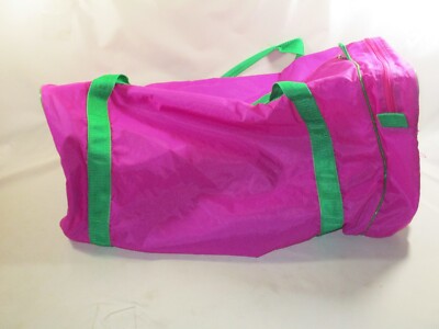 Vtg. 90's Barney The Dinosaur Crackled Graphics Tote/Duffle Bag | eBay