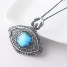 Bloodborne Game Themed 2.25" W x 1.5" T Cosmic Eye Pendant On 20" Leather Cord