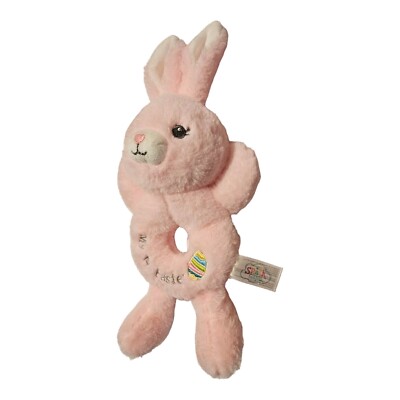Spark Create Imagine My First Easter Rattle Pink Bunny Rabbit 11'' Stuffed Animal