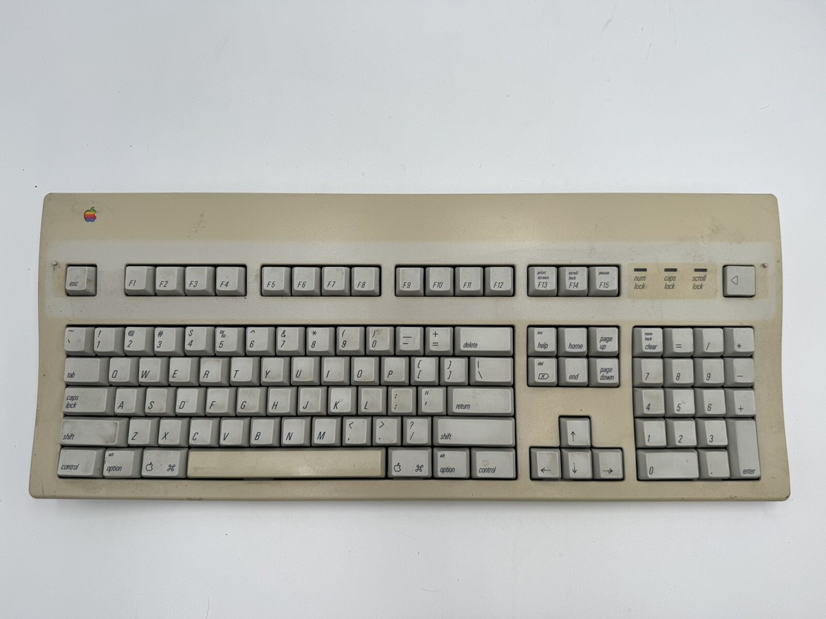 ［値下げ］未使用Apple Extended Keyboard II 本体 APPLE Extended Keyboard II M3501, 1990, Untested, **Missing Cord