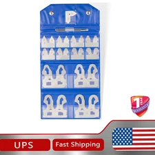 Industrial Tool 25PCS 3602-5021 Radius Gage Set 1/64''-1/2'' Gauges with Holder