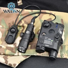 Tactical PEQ15 Red Green Laser Sight M300A M600C Scout Flashlight Hunting Aiming