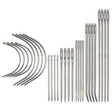 28 Pcs Hand Sewing Needles for Upholstery Leather Carpet Canvas Repair N744