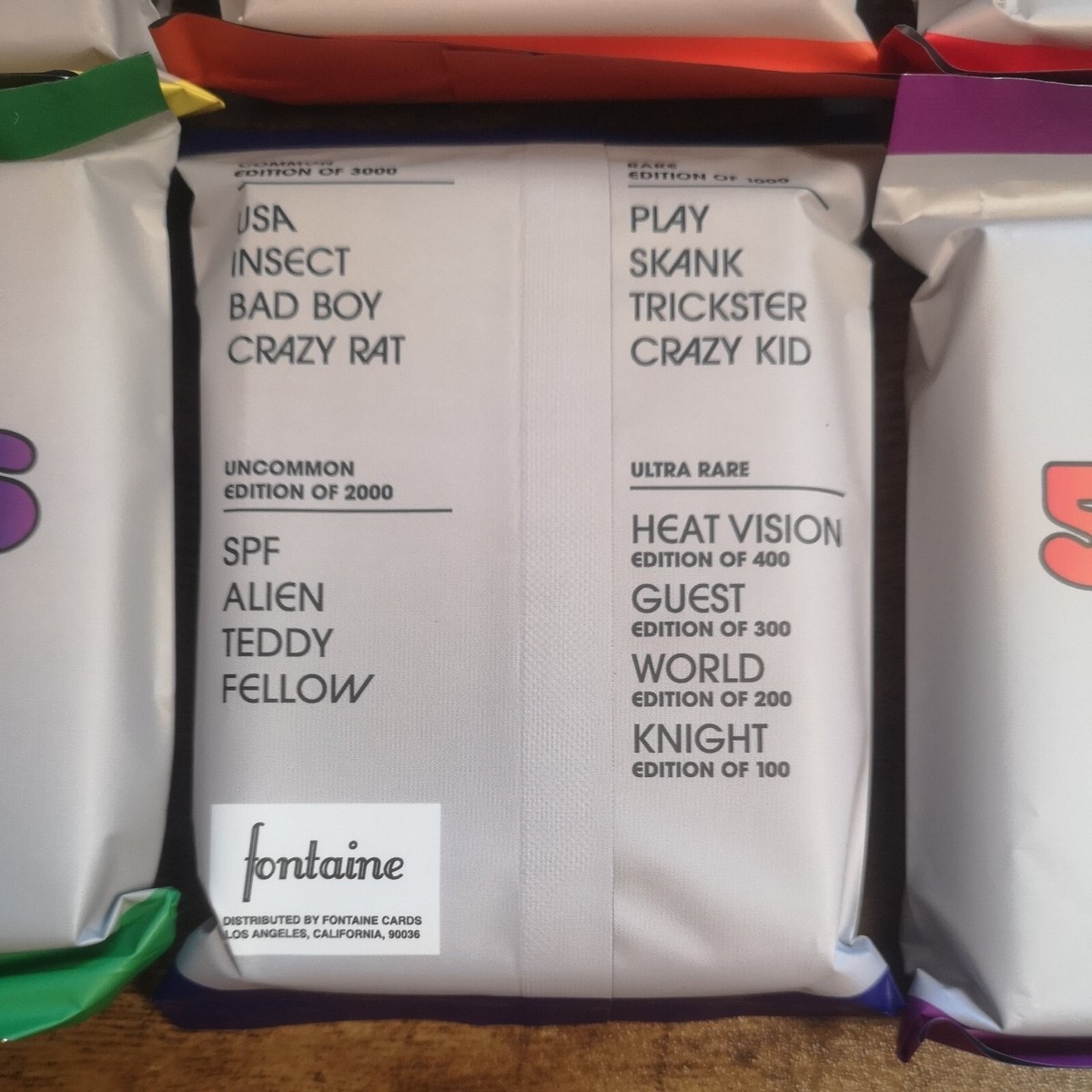 Fontaine 5000s Sealed Blind Pack Playing Cards Limited