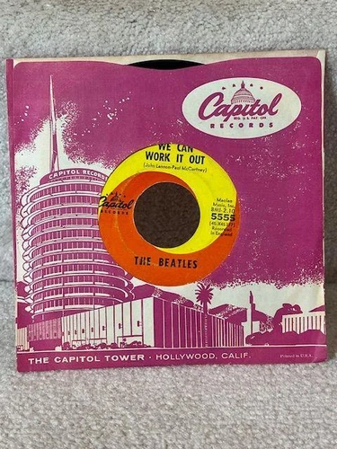 The Beatles 1965 We Can Work it Out / Day Tripper 45 RPM
