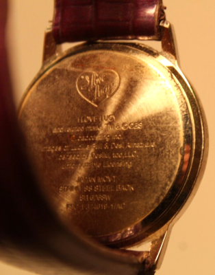 I Love Lucy Vintage Watch In A Tin Grapes Of Laugh New Battery Avon Watch I Love Lucy “The Grapes of Laugh” Watch In Tin 2008 By Avon  main image 4