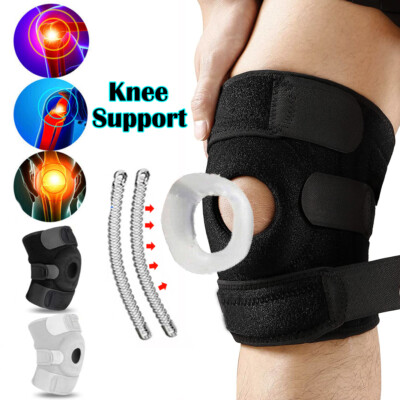 Compression Knee Brace Patella Support Meniscus Sport Joint Pain Arthritis Wraps