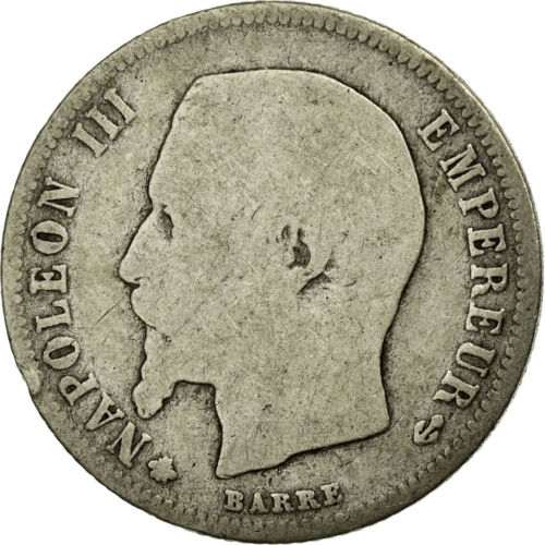 [#70894] Münze, Frankreich, Napoleon III, Napoléon III, 50 Centimes, 1860, Stras - Picture 1 of 2