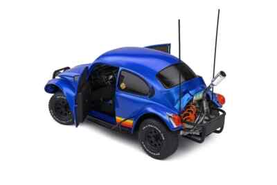 SOLIDO 1:18 1975 VOLKSWAGEN BEETLE BAJA DIE-CAST METALLIC BLUE