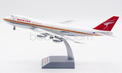 Inflight 1:200 カンタス航空 B747-200 VH-ECB 1:200 Scale For InFlight200 Qantas B747-200 VH-ECB Diecast