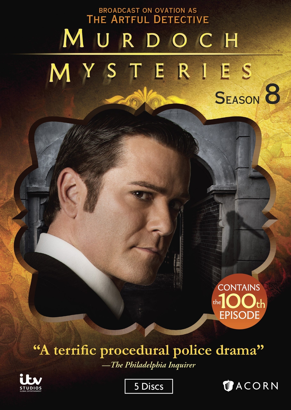 Murdoch Mysteries, Season 8 (DVD) Yannick Bisson Hélène Joy Thomas Craig