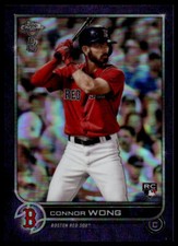 2022 Topps Chrome Ben Baller Edition Connor Wong #39 Purple Refractor /42 QTY