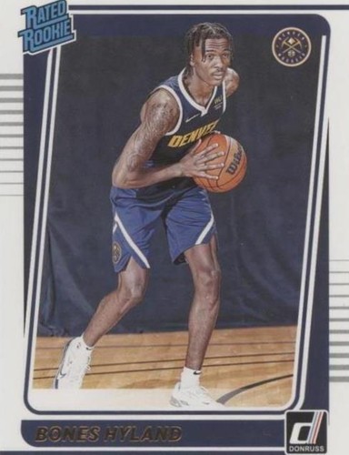 2021-22 Donruss #244 Bones Hyland Rookie Denver Nuggets | eBay